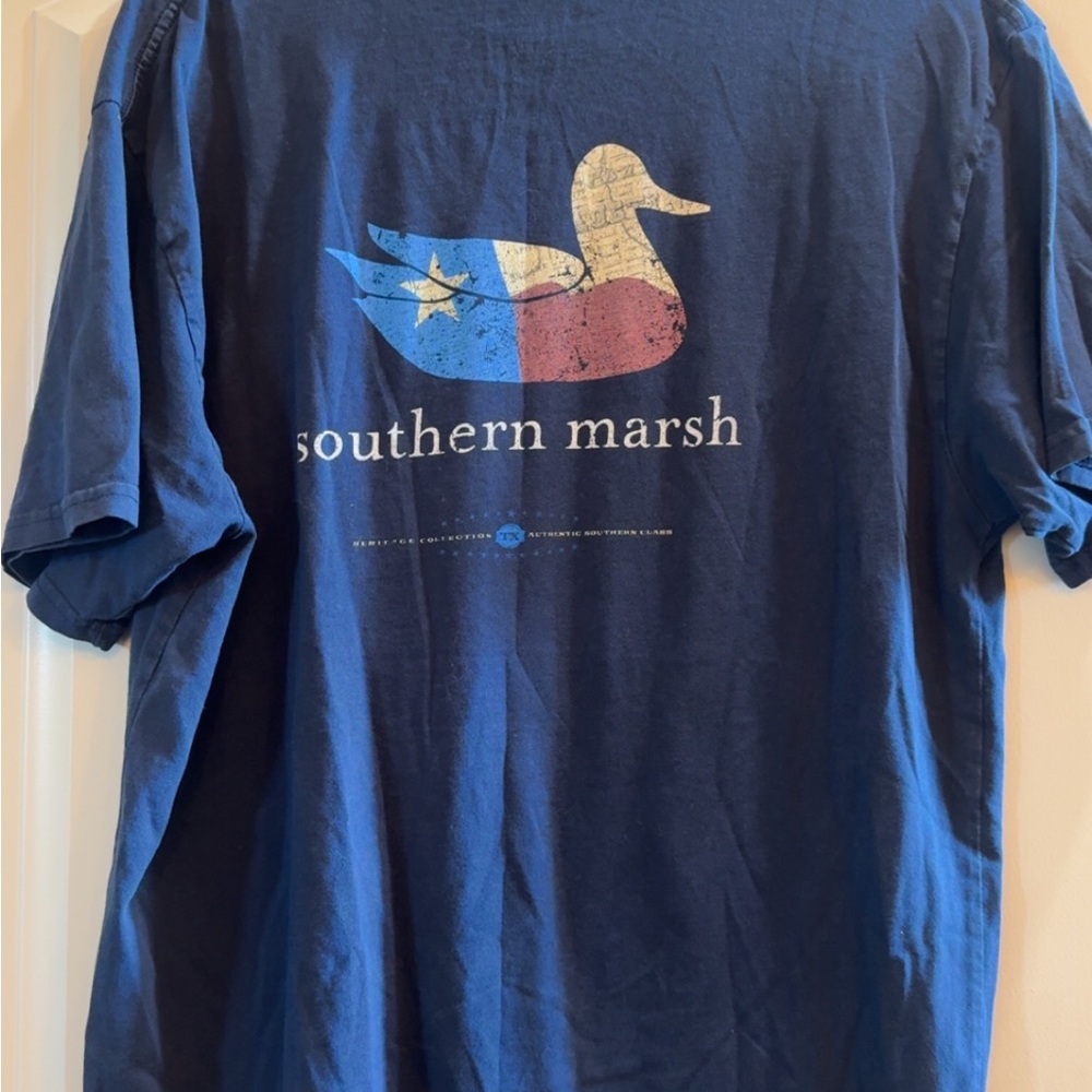 Southern Marsh Navy Duck Graphic Tee